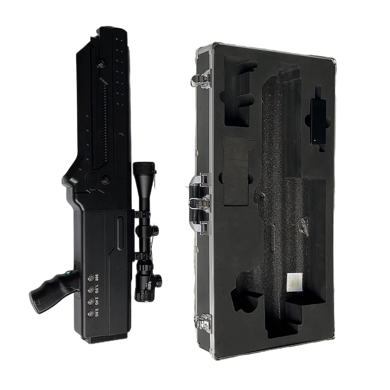  北票手持便携式枪型低空防御反制四通道A型